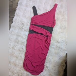 Arden B Mesh Cutout Bodycon Dress